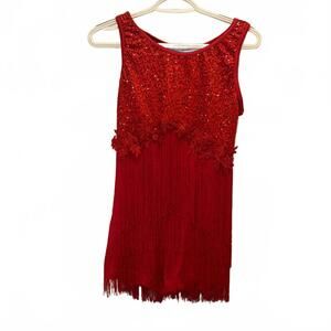 Weismann Elegant Red Dance Costume Dress